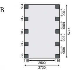 Carport En Bois Autoclave 26,9m² Et Toit En PVC Gris – KARIBU -Jardin Abri Boutique carport en bois autoclave 269m et toit en pvc gris karibu 3