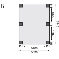 Carport En Bois Autoclave 26,9m², Toit En Acier Et Deux Poteaux En Arc – KARIBU 9 Carport En Bois Autoclave 26,9m², Toit En Acier Et Deux Poteaux En Arc – KARIBU -Jardin Abri Boutique carport en bois autoclave 269m toit en acier et deux poteaux en arc karibu 3