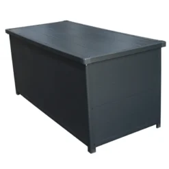 Coffre De Jardin En Résine Anthracite 610L - Jôbu -Jardin Abri Boutique coffre de jardin en resine anthracite 610l jobu 2