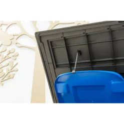 Coffre De Jardin Multifonctions En Résine 1200L Toit Plat Beige - Keter -Jardin Abri Boutique coffre de jardin multifonctions en resine 1200l keter 3