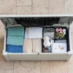 Coffre De Piscine En Résine Blanc 455L Pool Box – Keter 11 Coffre De Piscine En Résine Blanc 455L Pool Box – Keter -Jardin Abri Boutique coffre de piscine en resine blanc 455l pool box keter 5