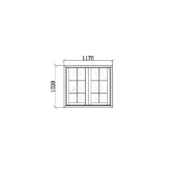 Jardin Abri Boutique -Jardin Abri Boutique fenetre supplementaire pour abri de jardin en bois composite woodlife 1