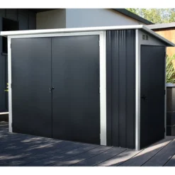 Jardin Abri Boutique -Jardin Abri Boutique garage a velos bici en acier galvanise gris anthracite city garden 1