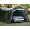 Garage Démontable 18,3m² à Toit Arrondi En Acier Et Polyéthylène Vert – Shelter Logic