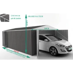 Garage En Acier Zincalume Colorbond 20,1m² Grande Hauteur EASYSHED 10 Garage En Acier Zincalume Colorbond 20,1m² Grande Hauteur EASYSHED -Jardin Abri Boutique garage en acier zincalume colorbond 1995m grande hauteur easyshed 4