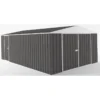 Garage En Acier Zincalume Colorbond Anthracite 18m² EASYSHED