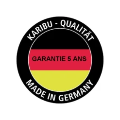 Garage En Bois Massif 20,78m² Toit Plat – Madriers 40mm - Karibu -Jardin Abri Boutique garage en bois massif 2078m toit plat madriers 40mm karibu 3