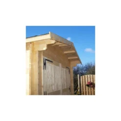 Garage En Bois Massif 21,7m² - Madriers 42mm -Jardin Abri Boutique garage en bois massif 217m madriers 42mm 2