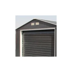 Garage En Métal Anthracite 19,95m² Grande Hauteur H.2,60m DURAMAX -Jardin Abri Boutique garage en metal anthracite 1995m grande hauteur h260m duramax 5
