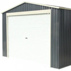 Garage Métal Anthracite 17,31m² Porte Enroulable + Kit D'ancrage X-METAL 11 Garage Métal Anthracite 17,31m² Porte Enroulable + Kit D'ancrage X-METAL -Jardin Abri Boutique garage metal anthracite 1731m porte enroulable kit d ancrage x metal 5