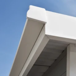 Kit Gouttières Blanc - Pack Prêt à La Pose Pour Abri PREMIUM Woodlife Garden Double Pentes Longueur 4m -Jardin Abri Boutique kit gouttieres blanc pack pret a la pose pour abri premium woodlife garden double pentes longueur 4m 3