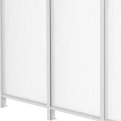 Panneau Latéral En Aluminium Et PC 4mm Pour Toit De Terrasse Blanc 2,5m X-METAL -Jardin Abri Boutique panneau lateral en aluminium et pc 4mm pour toit de terrasse blanc 25m x metal 2