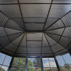 Pavillon Charlestone 384x594cm En Aluminium Et Acier Galvanisé - SOJAG -Jardin Abri Boutique pavillon charlestone 384x594cm en aluminium et acier galvanise sojag 5