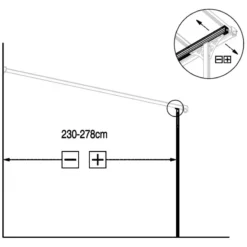 Pergola Adossée Ajustable - Toit De Terrasse En Alu 3,05x4,36m X-METAL -Jardin Abri Boutique pergola adossee ajustable toit de terrasse en alu 305x436m x metal 3