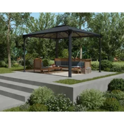 Pergola Aluminium Et Polycarbonate 360x296cm Martinique™ 3600 - Canopia -Jardin Abri Boutique pergola aluminium et polycarbonate 360x296cm martinique 3600 canopia 2