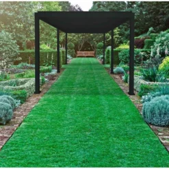 Pergola Bioclimatique Autoportante En Alu Anthracite 3x6m Ombrea -Jardin Abri Boutique pergola bioclimatique autoportante en alu anthracite 3x6m ombrea 2