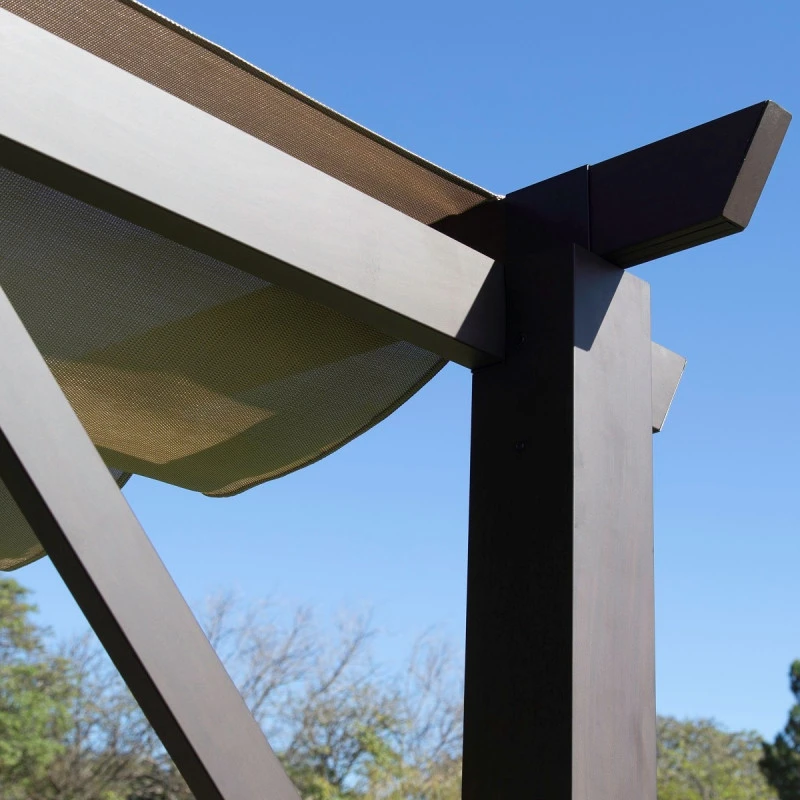 Pergola En Aluminium Marron Foncé 576x311,5cm Modena – PARAGON OUTDOOR 4 Pergola En Aluminium Marron Foncé 576x311,5cm Modena – PARAGON OUTDOOR – Image 4