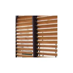 Pergola En Bois Avec Ventelles Amovibles Sur Toiture + 1 Côté 340x360x217cm Veneto -Jardin Abri Boutique pergola en bois avec ventelles amovibles sur toiture 1 cote 339x360x217cm veneto 4