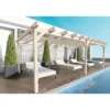 Pergola En Bois Lamellé-collé 1000x500cm Marsella – Maderland