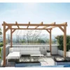 Pergola En Bois Lamellé-collé 600x400cm Sitges – Maderland
