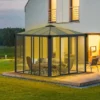 Pergola Fermée En Aluminium Et Polycarbonate Ledro 3000 - Canopia