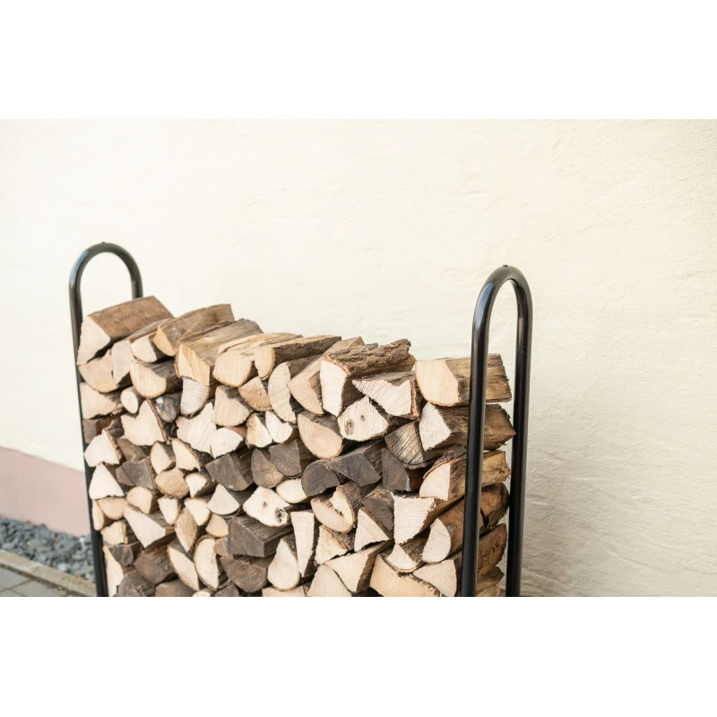 Porte-bûches 120cm En Acier Capacité De Charge De 500kg Avec Couverture - Shelter Logic 5 Porte-bûches 120cm En Acier Capacité De Charge De 500kg Avec Couverture - Shelter Logic – Image 5