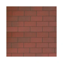 Shingles Rectangulaires Rouge Foncé - Paquets De 3m²