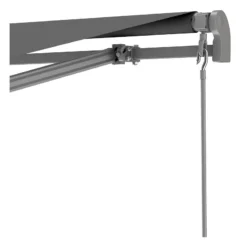 Store Banne Manuel 350x250cm EASY Toile Polyester Grise - X-METAL -Jardin Abri Boutique store banne manuel 350x250cm easy toile polyester grise x metal 4