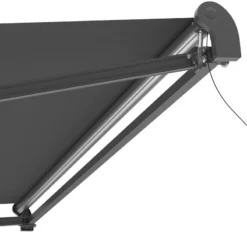 Store Banne Motorisé 395x300cm EASY Toile Polyester Grise - X-METAL -Jardin Abri Boutique store banne motorise 395x300cm easy toile polyester grise x metal 5