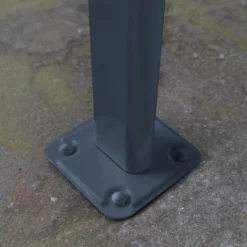 Toit De Terrasse 224x224cm En Aluminium Gris Et Polycarbonate 6mm SIERRA - Canopia By Palram -Jardin Abri Boutique toit de terrasse 224x224cm en aluminium gris et polycarbonate 6mm sierra palram 1 5