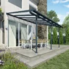 Toit De Terrasse 299x434cm En Aluminium Gris Et Polycarbonate 6mm SIERRA - Canopia By Palram