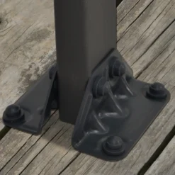 Toit De Terrasse 300x610cm En Aluminium Gris Et Polycarbonate 8mm FERIA - Canopia By Palram -Jardin Abri Boutique toit de terrasse 300x610cm en aluminium gris et polycarbonate 8mm feria palram 4