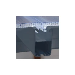 Toit De Terrasse 300x800cm En Alu Gris Anthracite Et Polycarbonate 8mm PATIO -Jardin Abri Boutique toit de terrasse 300x800cm en alu gris anthracite et polycarbonate 8mm patio 3