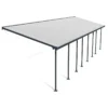 Toit De Terrasse 300x1156cm En Aluminium Gris Et Polycarbonate 8mm FERIA - Canopia By Palram