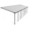 Toit De Terrasse 300x1276cm En Aluminium Gris Et Polycarbonate 8mm FERIA - Canopia By Palram