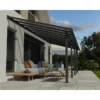 Toit De Terrasse En Aluminium Gris 3x8,51m + PC 16mm Olympia - Palram - Canopia