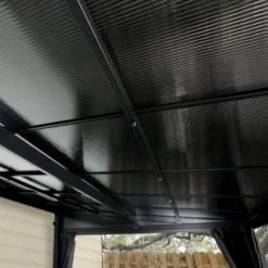 Tonnelle Adossée St. Barth 424x296cm En Aluminium Et Polycarbonate 8mm - SOJAG -Jardin Abri Boutique tonnelle adossee st barth 424x296cm en aluminium et polycarbonate 8mm sojag 2