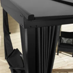 Tonnelle Adossée St. Barth 484x363cm En Aluminium Et Polycarbonate 8mm - SOJAG -Jardin Abri Boutique tonnelle adossee st barth 484x363cm en aluminium et polycarbonate 8mm sojag 2