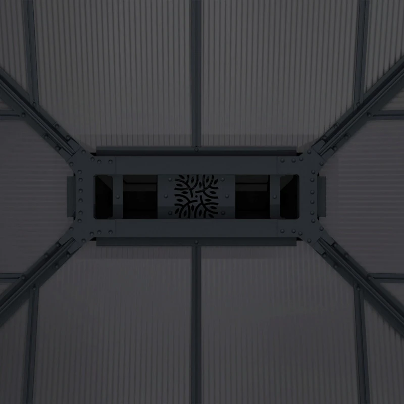 Tonnelle De Jardin En Alu Et Polycarbonate 422x484cm Dallas – Canopia By Palram 6 Tonnelle De Jardin En Alu Et Polycarbonate 422x484cm Dallas – Canopia By Palram – Image 6