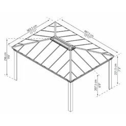 Tonnelle De Jardin En Alu Et Polycarbonate Dallas 4900 – Canopia 8 Tonnelle De Jardin En Alu Et Polycarbonate Dallas 4900 – Canopia -Jardin Abri Boutique tonnelle de jardin en alu et polycarbonate dallas 4900 canopia 2