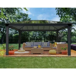 Tonnelle De Jardin En Alu Et Polycarbonate Dallas 4900 – Canopia 9 Tonnelle De Jardin En Alu Et Polycarbonate Dallas 4900 – Canopia -Jardin Abri Boutique tonnelle de jardin en alu et polycarbonate dallas 4900 canopia 3