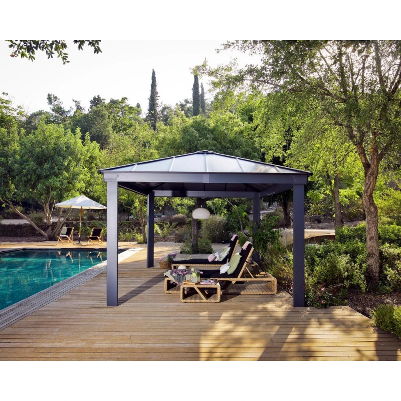 Tonnelle De Jardin En Alu Et Polycarbonate Dallas 4900 – Canopia 5 Tonnelle De Jardin En Alu Et Polycarbonate Dallas 4900 – Canopia – Image 5