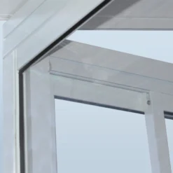 Véranda 300x305cm En Aluminium Blanc Et Polycarbonate 8mm Sanremo - Canopia By Palram -Jardin Abri Boutique veranda 300x425cm en aluminium blanc et polycarbonate 8mm sanremo palram canopia 4