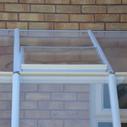 Véranda En PVC Et Polycarbonate Transparent 200x200cm Sun Room - Canopia By Palram -Jardin Abri Boutique veranda en pvc et polycarbonate transparent 200x200cm sun room rion 2