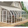 Véranda En PVC Et Polycarbonate Transparent 258x570cm Sun Room - Canopia By Palram