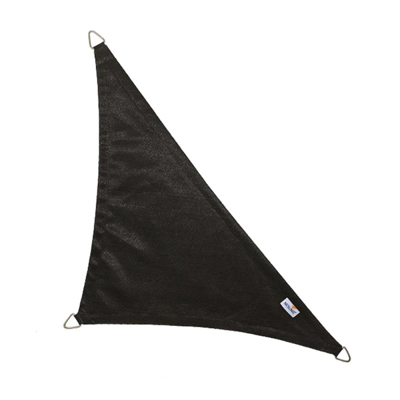 Voile D'ombrage Triangle 90° Coolfit 400x400x570cm Noir - NESLING 1 Voile D'ombrage Triangle 90° Coolfit 400x400x570cm Noir - NESLING