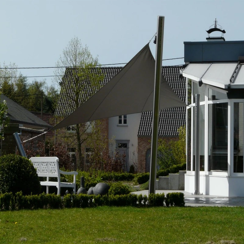 Voile D'ombrage Triangle Dreamsail 500x500x500cm Gris Imperméable - NESLING 1 Voile D'ombrage Triangle Dreamsail 500x500x500cm Gris Imperméable - NESLING